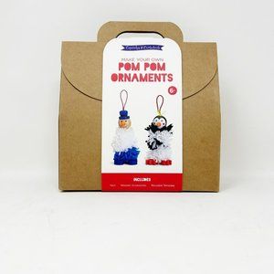 Christmas Make Your Own Pom Pom Ornaments